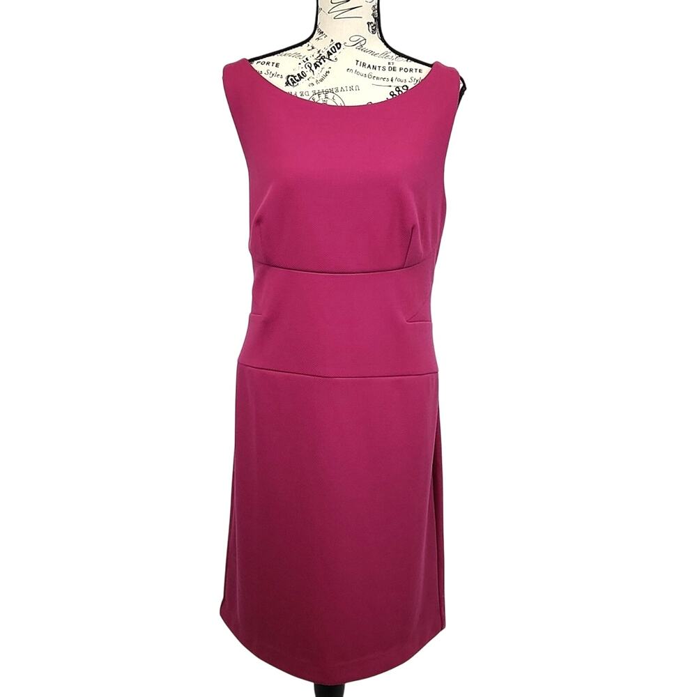 Ann Taylor Raspberry Sheath Professional Dress, size 16